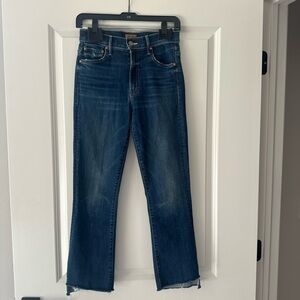 Mother Insider Crop Step Fray jeans size 26